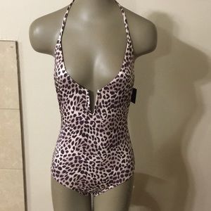 Victoria's Secret Leopard Print One Piece Swimsuit
